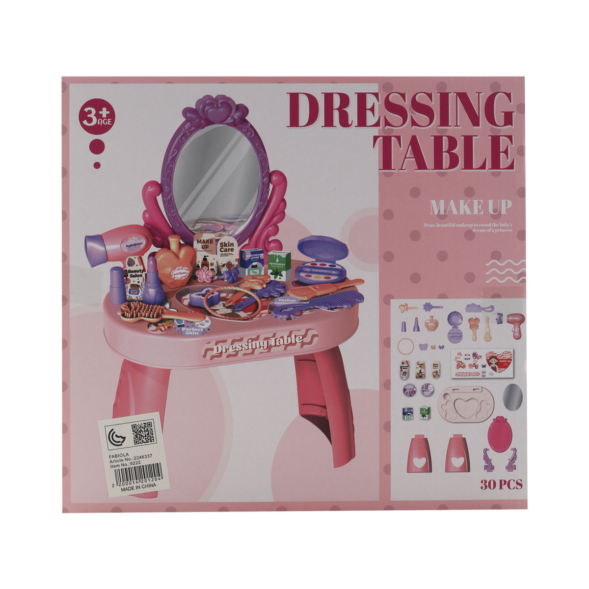 Fabiola Dressing Table Playset 9222