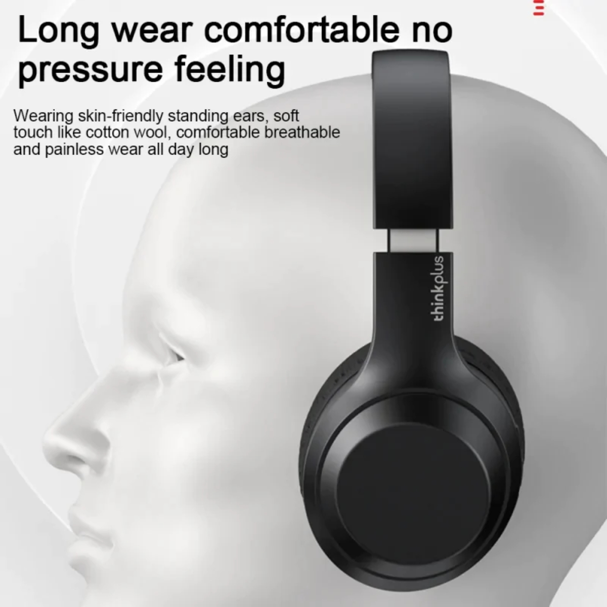 Lenovo Thinkplus TH10 Stereo Bluetooth Headphone Black