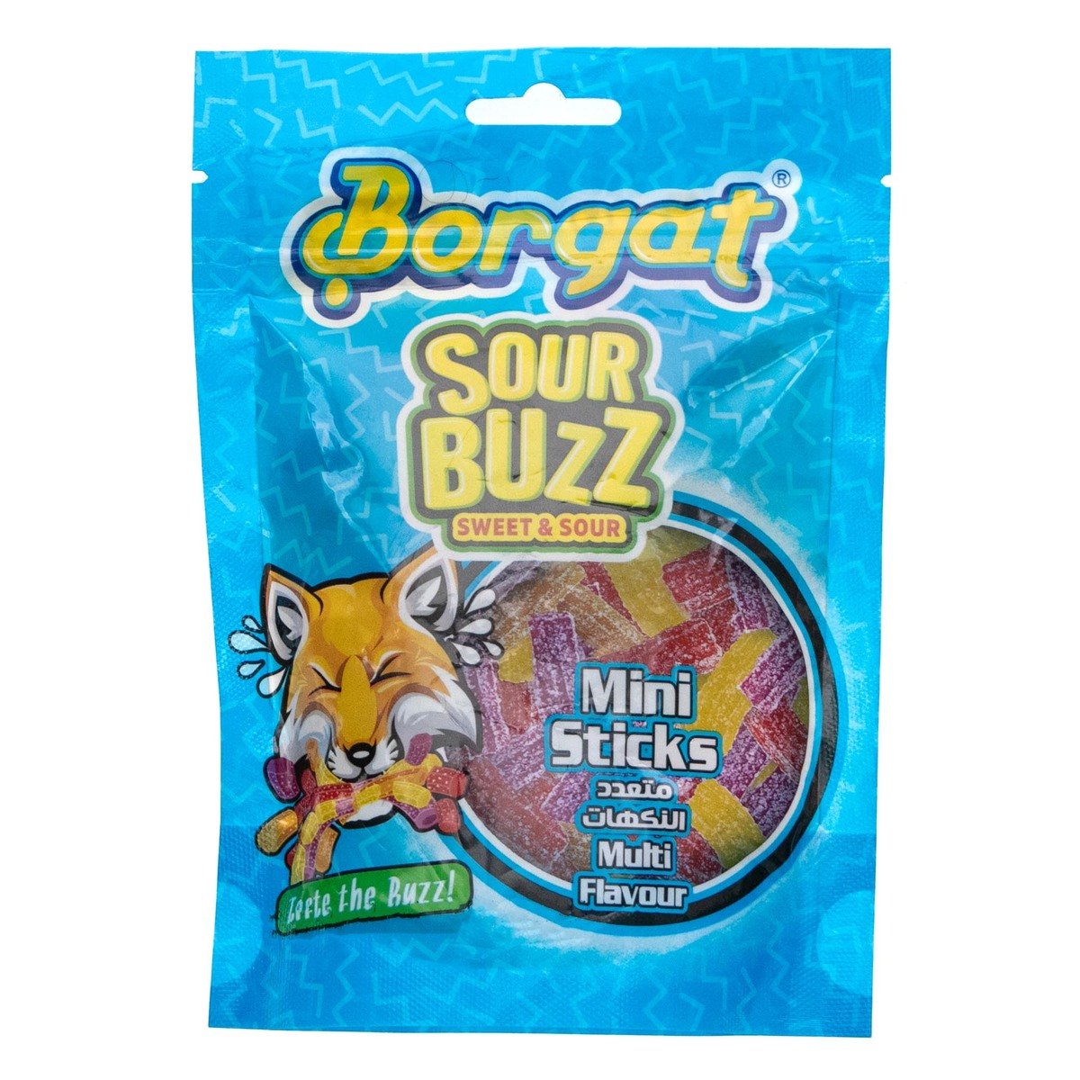 Bogart Sour Buzz Sweet & Sour Mini Stick Candy 75 g