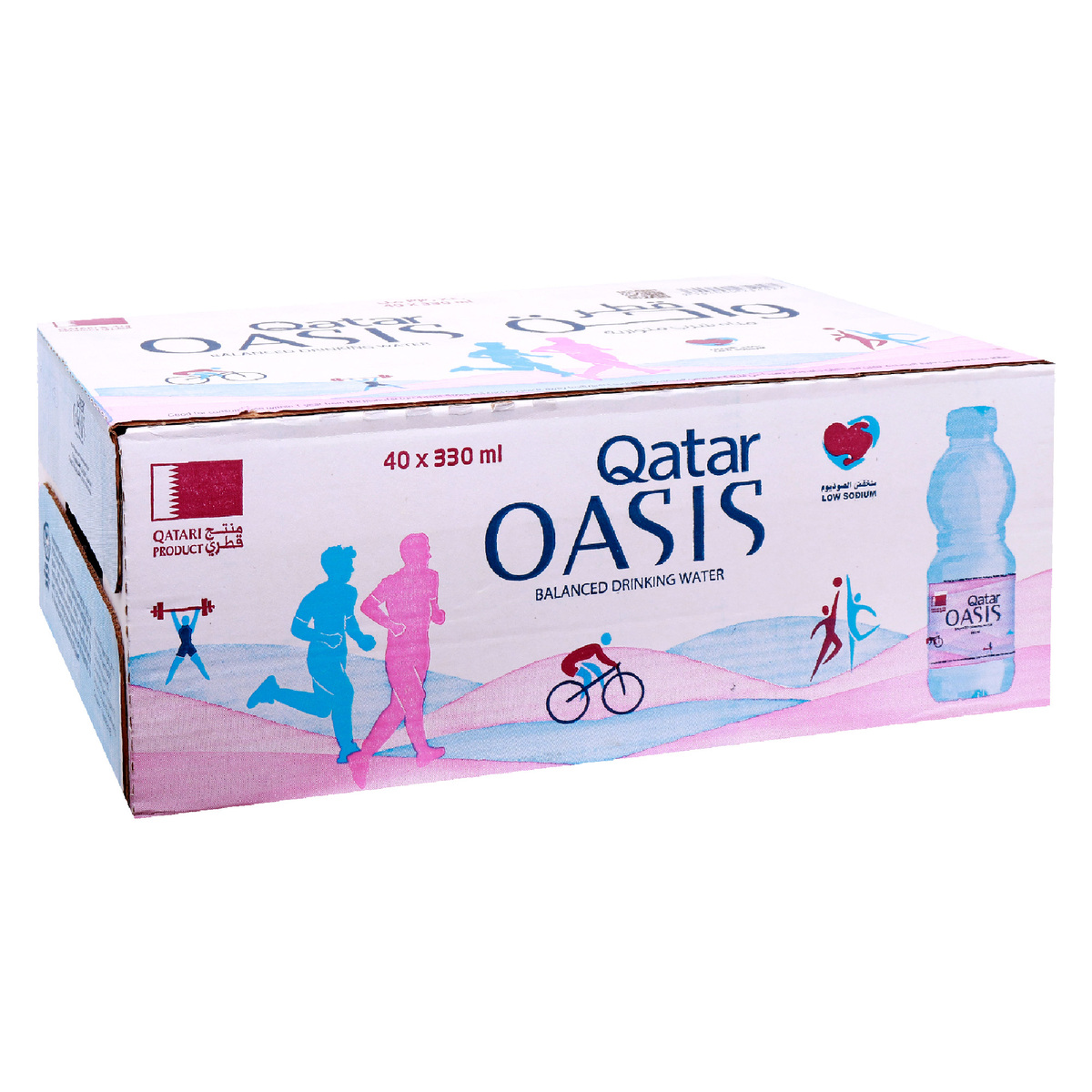 Qatar Oasis Balanced Drinking Water 24 x 330ml Online at Best Price ...