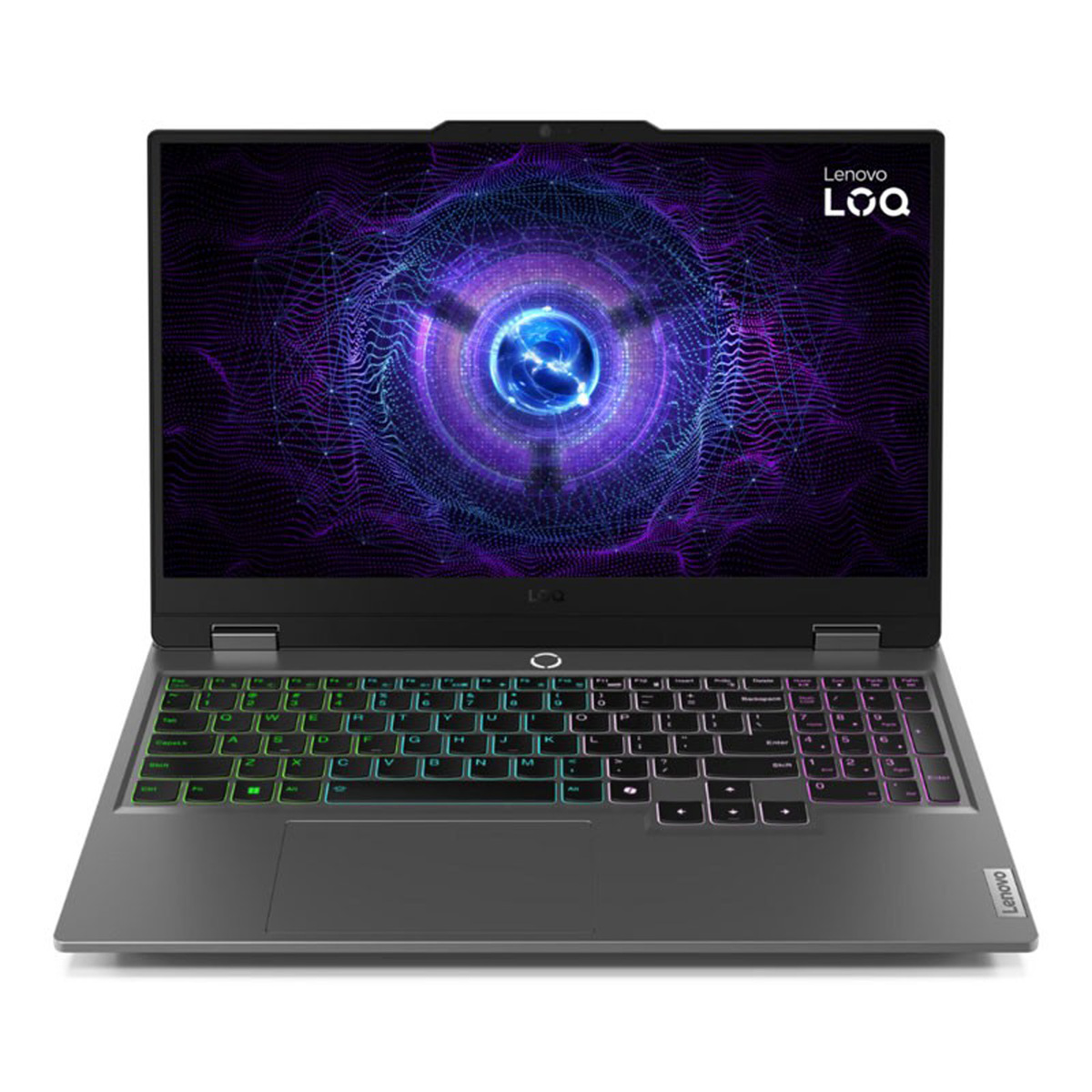 Lenovo LOQ Gaming Laptop, 15.6" FHD IPS Display, Intel Core i5-12450HX Processor, 16 GB RAM, 512 GB SSD Storage, 6 GB NVIDIA GeForce RTX 3050 GPU, Windows 11 Pro, Luna Grey, 15IAX9 83GS00F6AX