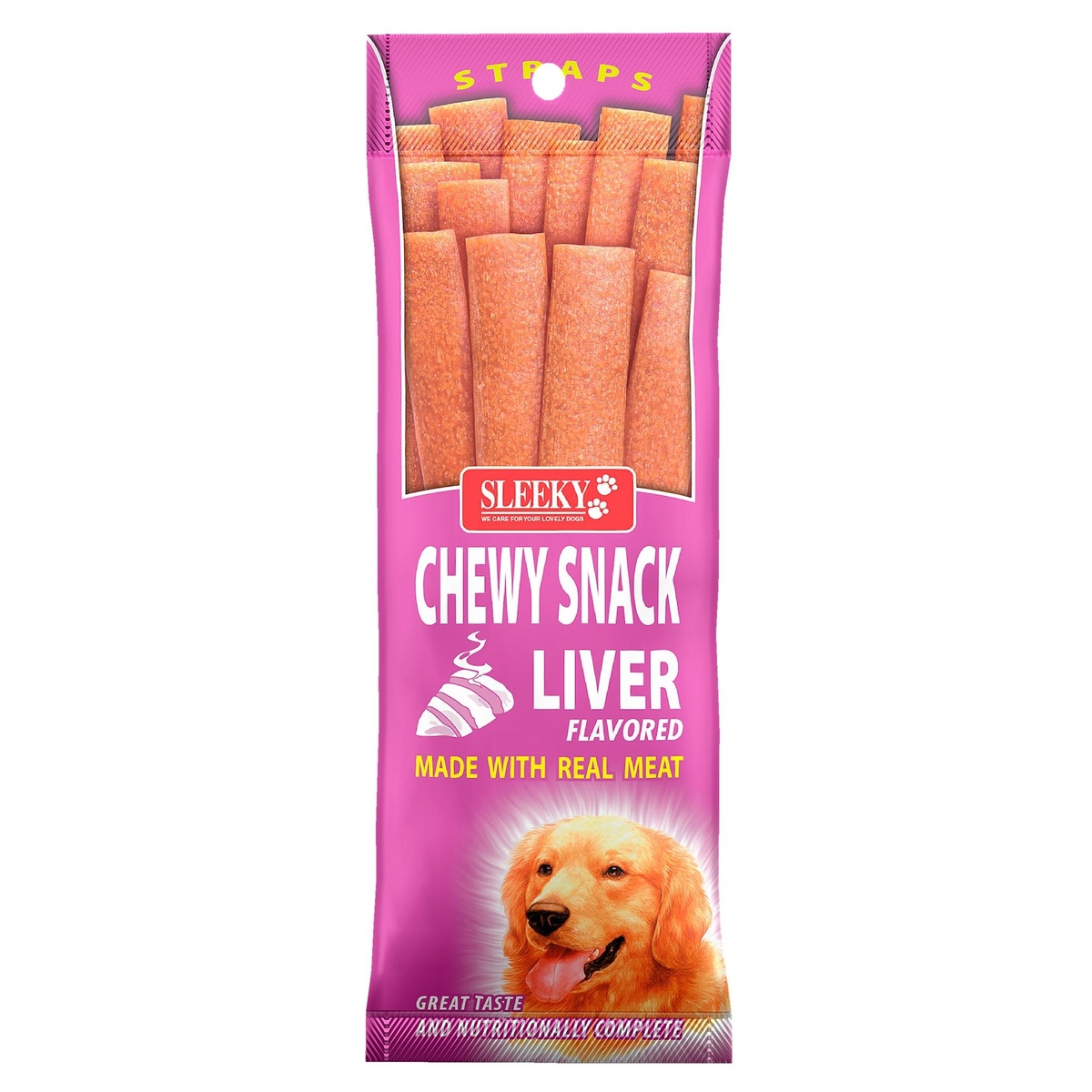 Sleeky Liver Flavored Chewy Snack for Dog 50 g