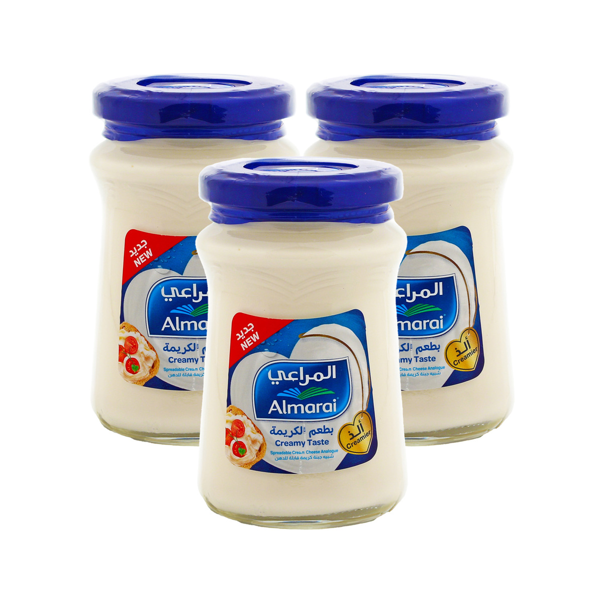 Almarai Spreadable Cream Cheese Value Pack 3 x 200 g