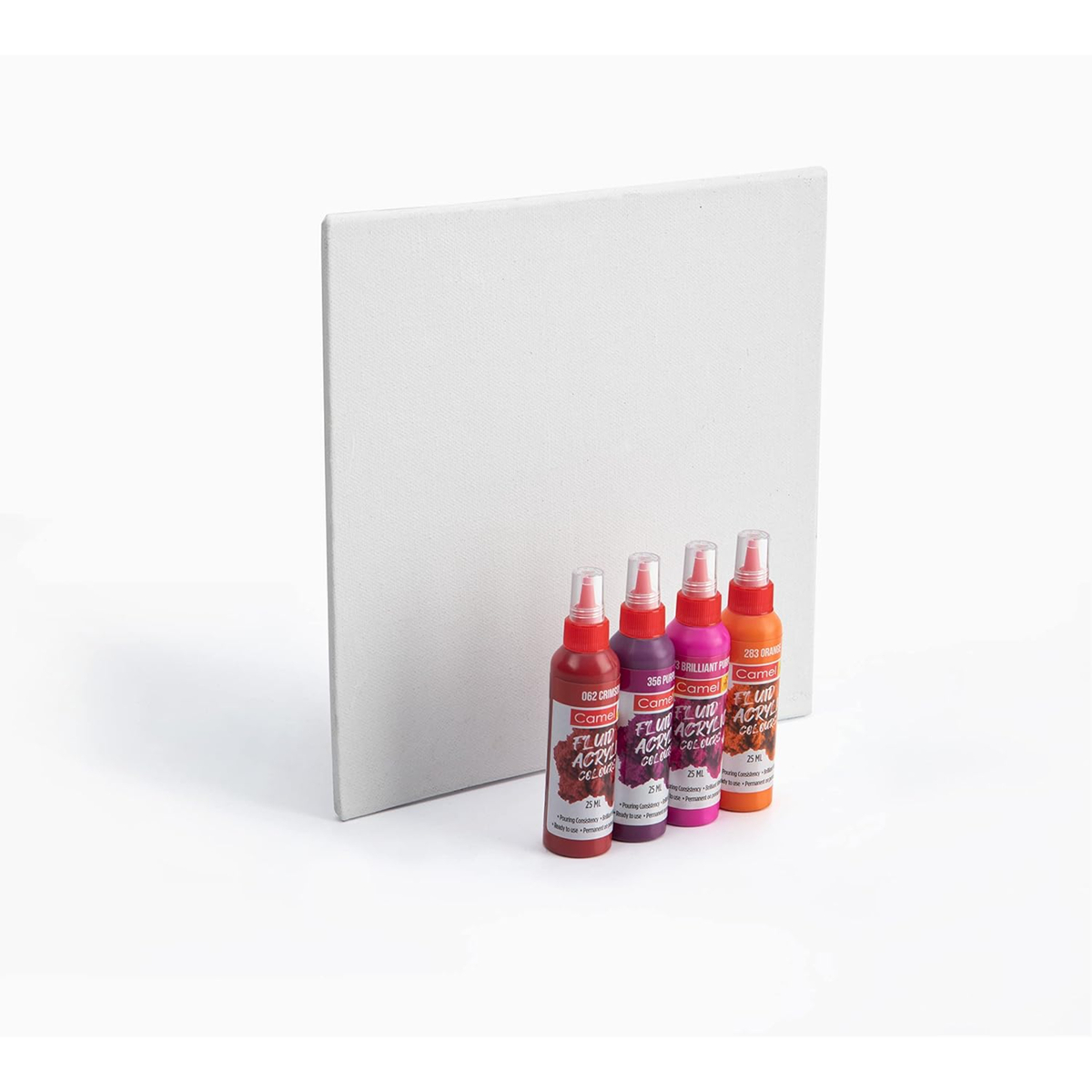 Camel Fluid Acrylic Colour, Canvas And Apron Kit – Sunset Shades