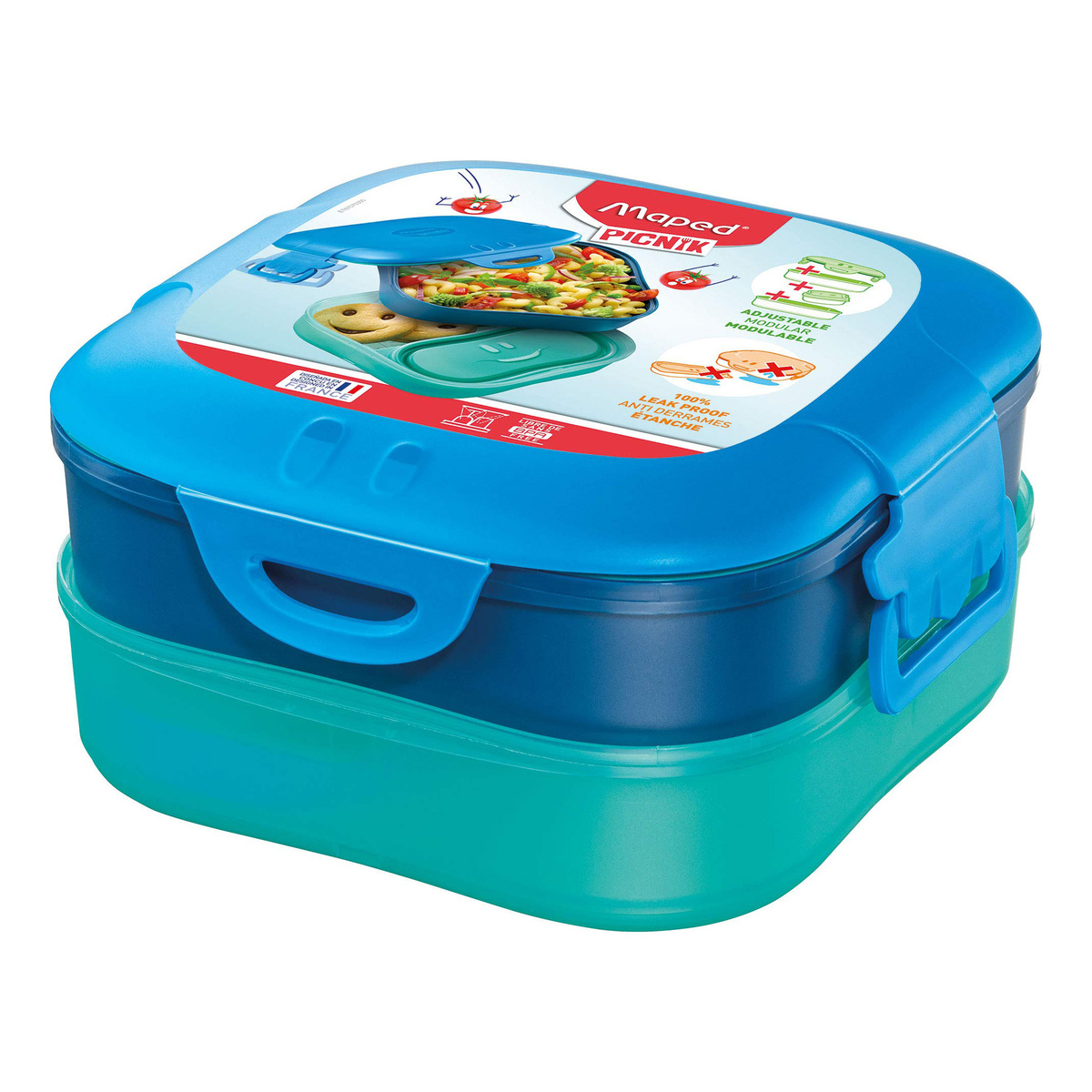 Maped Picnik Concept Lunch Boxes MD870701-3 3in1 Assorted