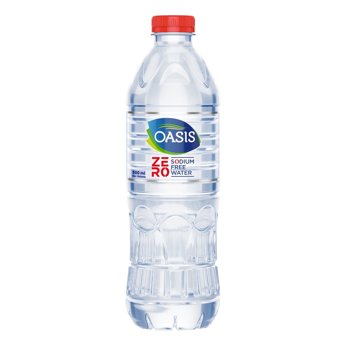 Oasis Zero Sodium Free Bottled Water 12 x 500 ml