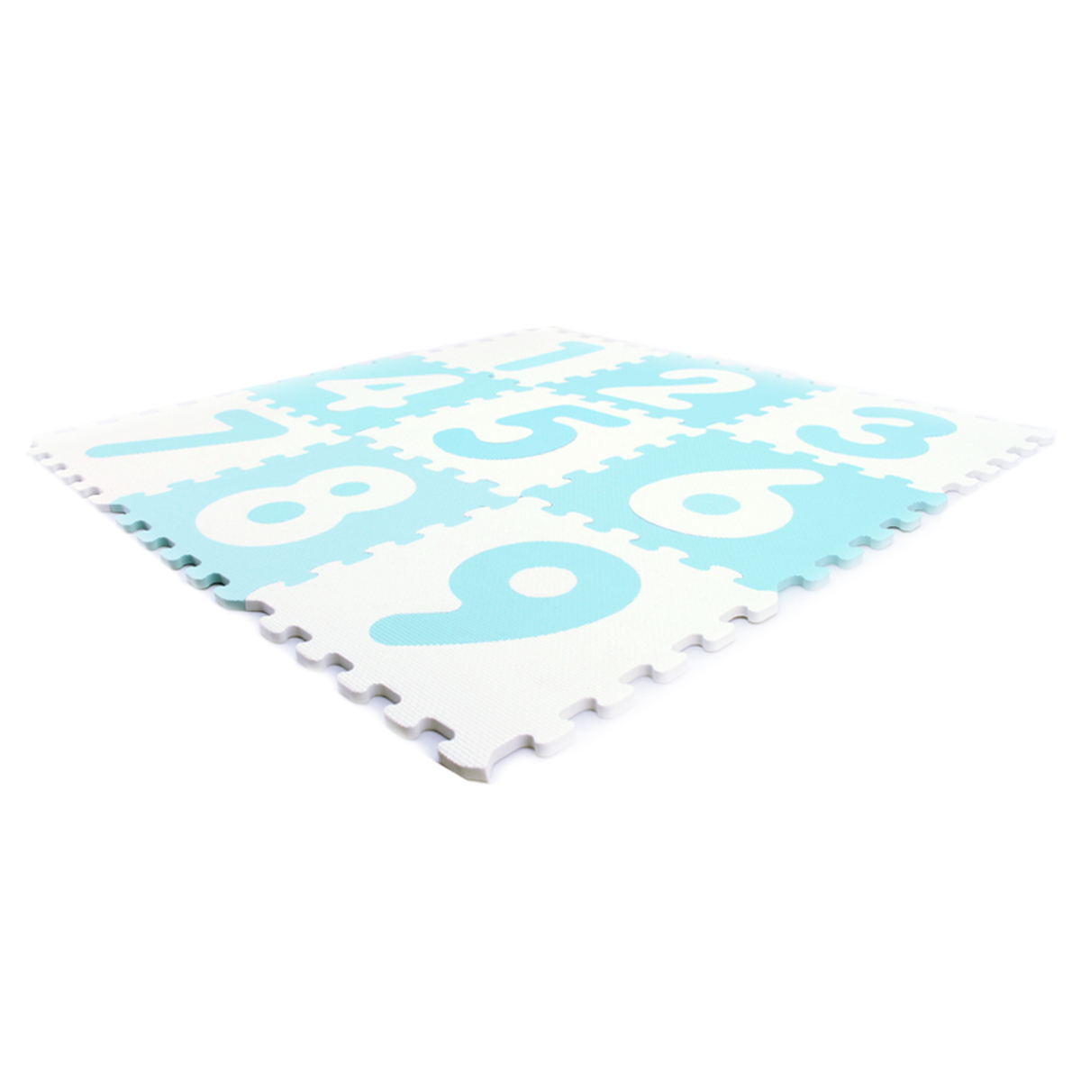 Sunta Puzzle Mat, Pack of 9, White/Blue, 1001/9B3(AB)WH/BE