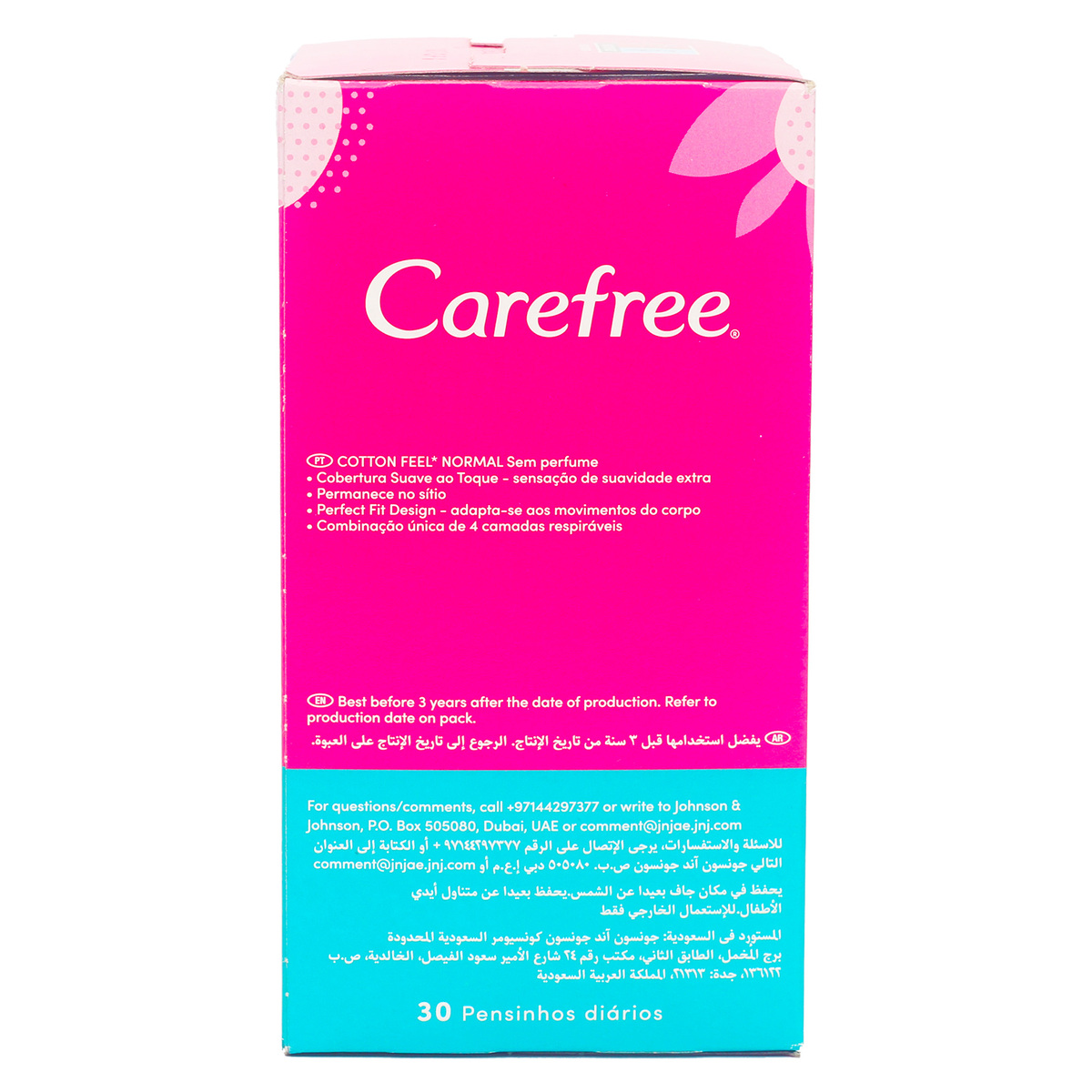 Carefree Panty Liners Cotton Feel 76 pcs Online at Best Price, Sanpro Panty  Liners