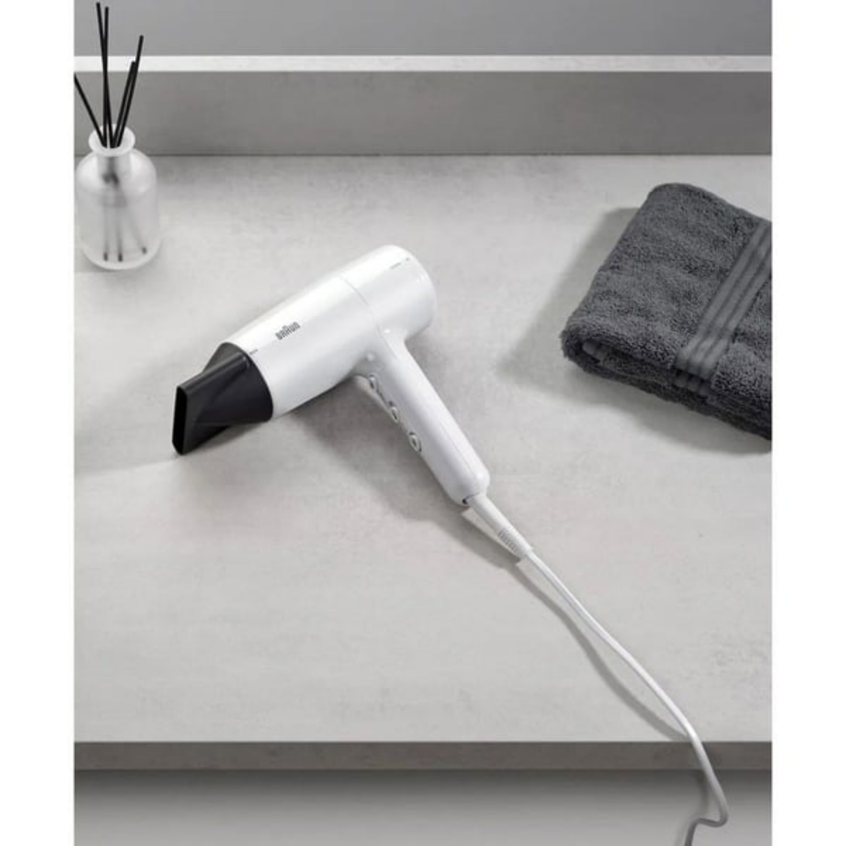 Braun Hair Dryer, 2100W, White, HD210SDE