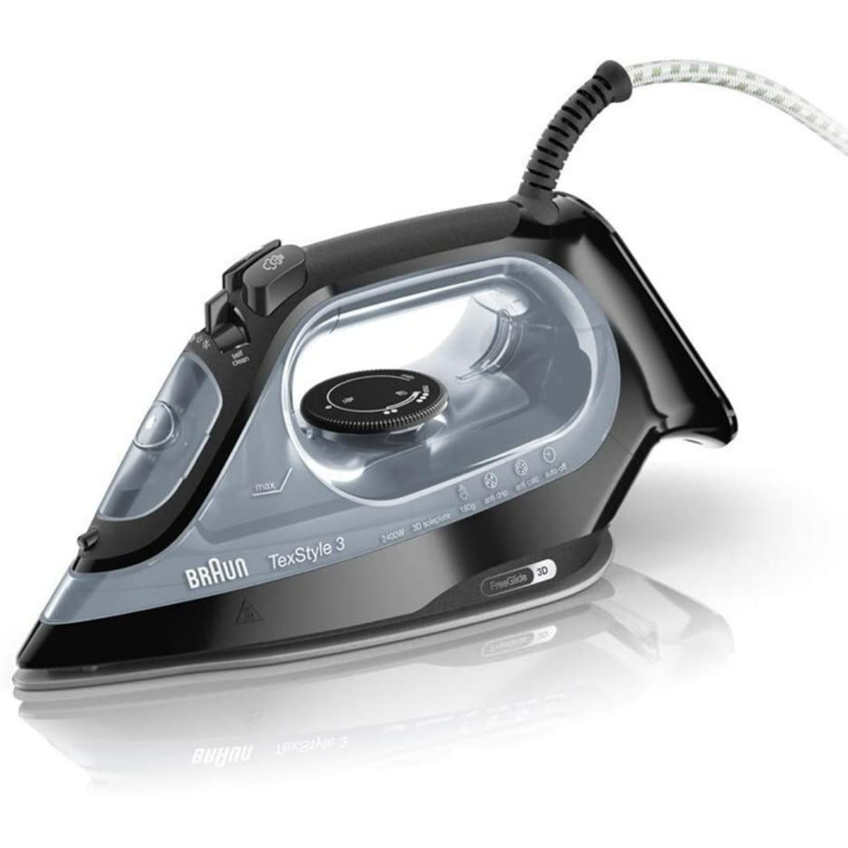 Braun Steam Iron, 2400W, Black, SI3055BK