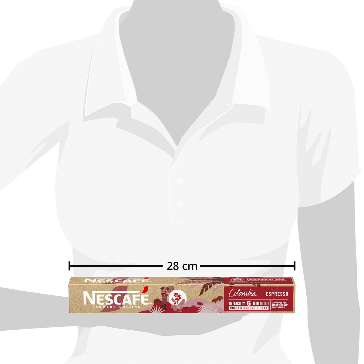 Nescafe Farmers Origins  Colombia Espresso Intensity 6 Coffee Capsules 44 g