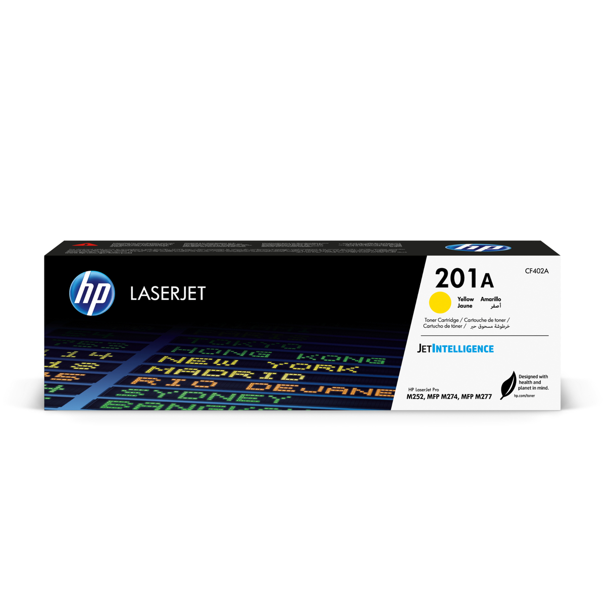 HP 201A Original Laserjet Toner Cartridge (CF402A),Yellow