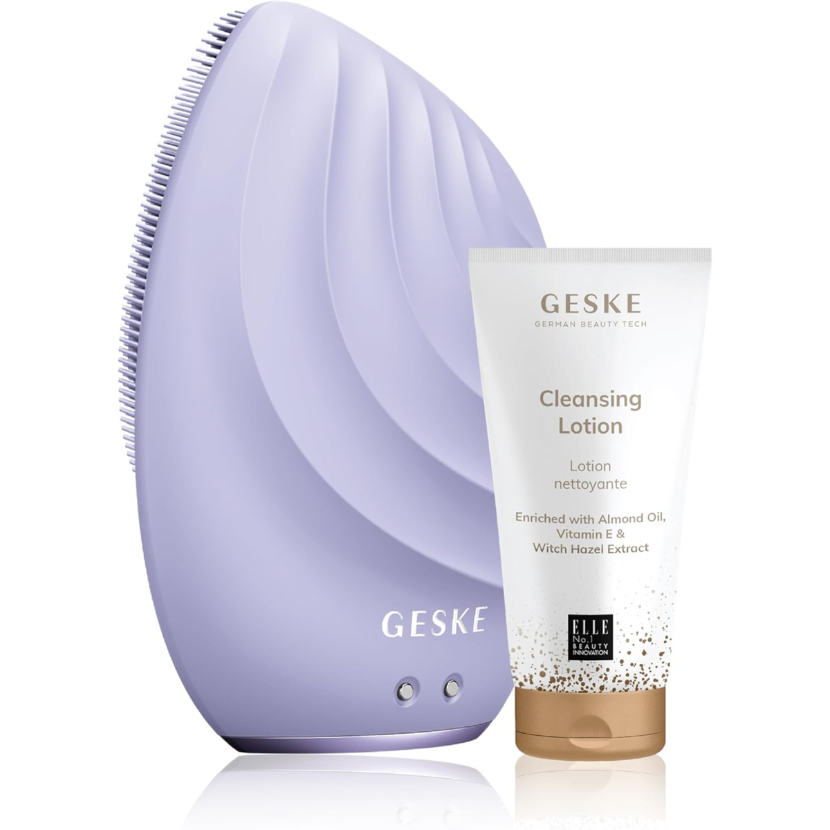 Geske Sonic Brush 5 in 1 Purple + Cleansing Lotion