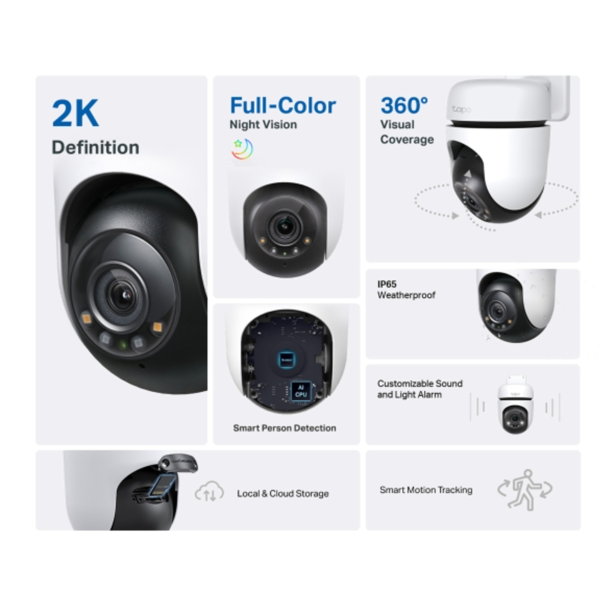 TP-Link Tapo C510W Outdoor Pan/Tilt Security WiFi Camera