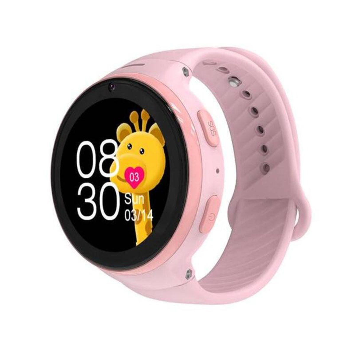 Porodo Kid's 4G GPS Smart Watch, Pink