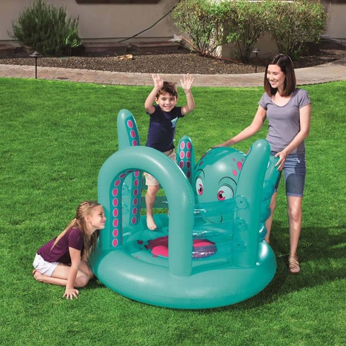 Bestway Inflatable Trampoline Octopus Bouncer 142 x 137 x 114 cm 52267