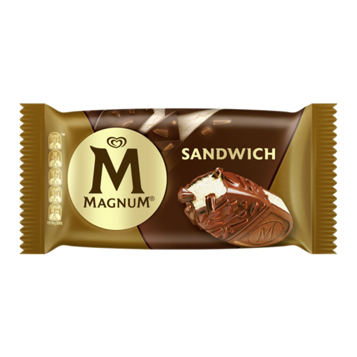 Magnum Almond Chocolate Sandwich Ice Cream 140 ml