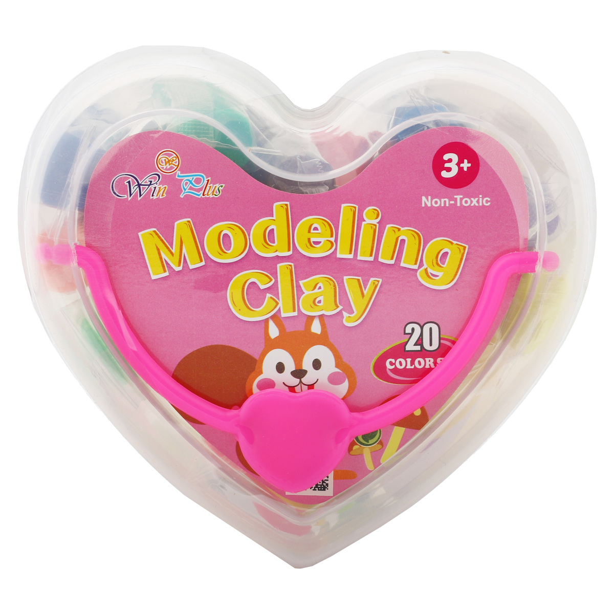 Win Plus Modeling Clay 20g 8983 20 Colors + 7 Tools