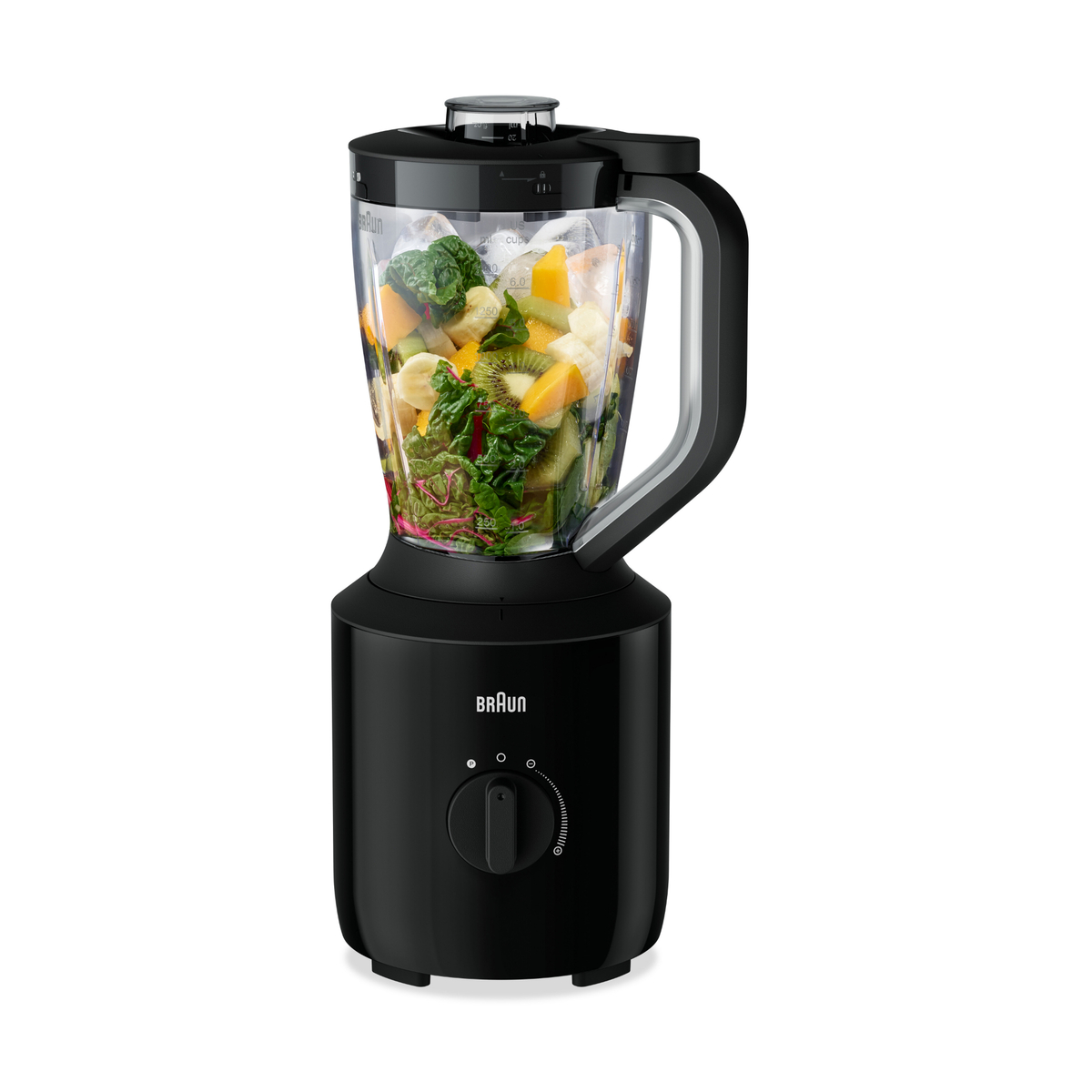 Braun PowerBlend Blender, 2L, 800W, Black, JB3100BK