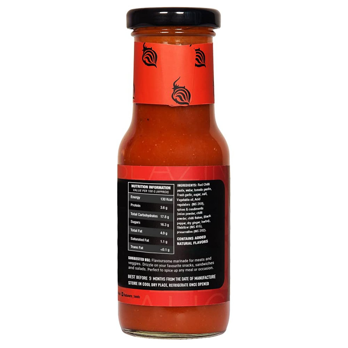 Habanero Chilli Garlic Hot Sauce 200 g