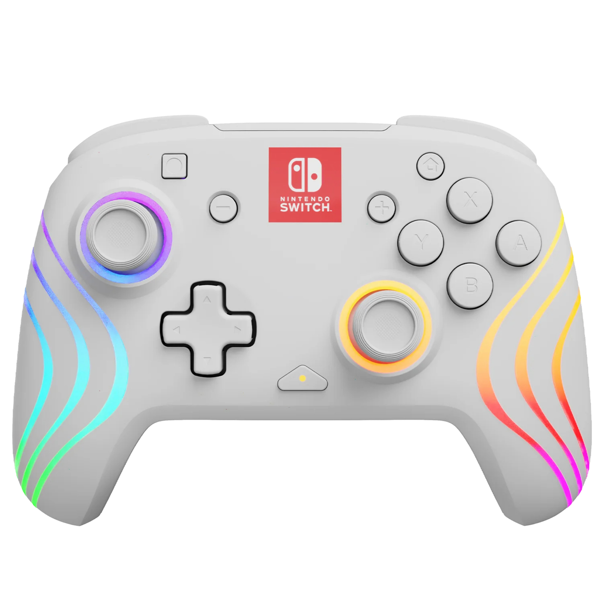 PDP Nintendo Switch White Afterglow Wave Wireless Controller