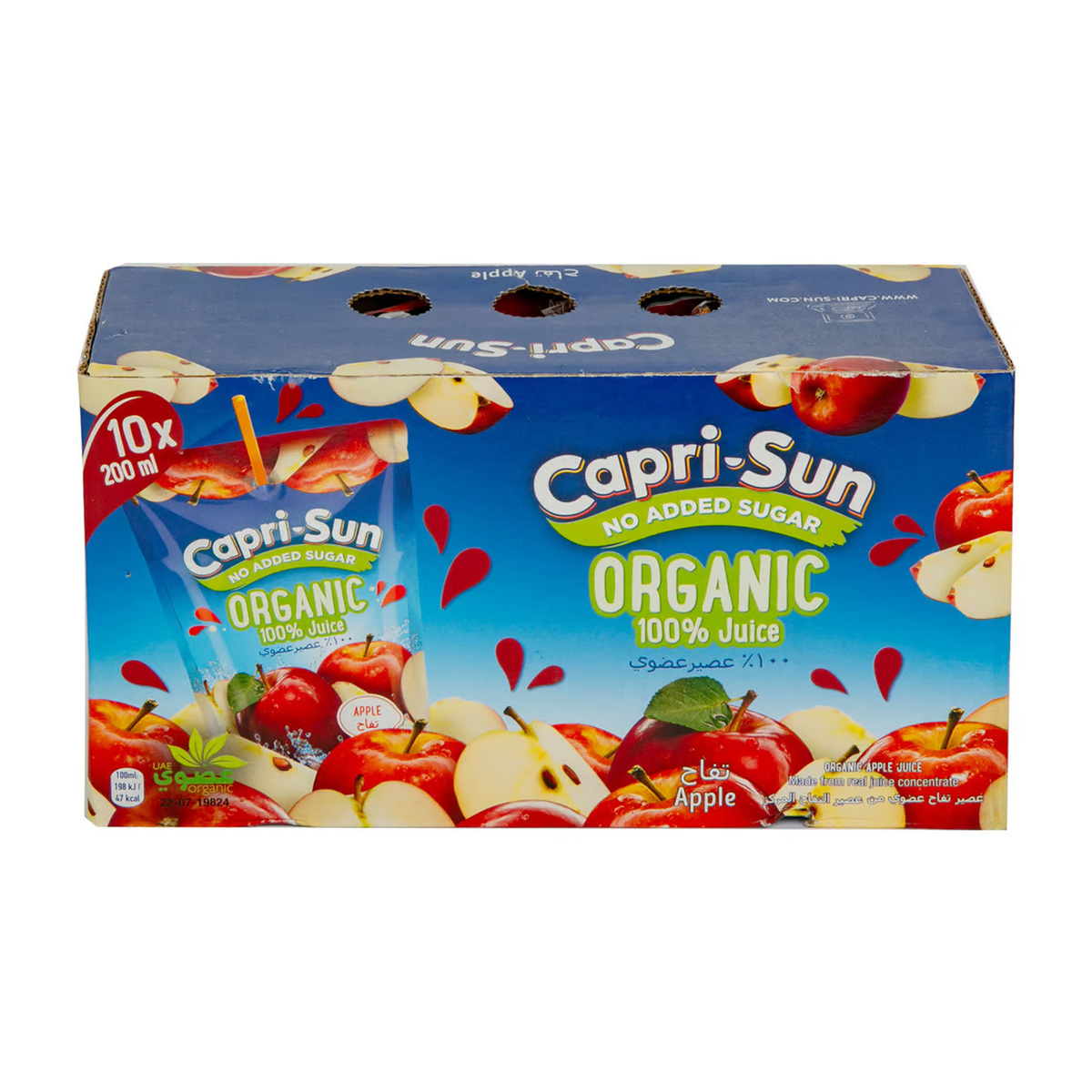 Capri-Sun No Added Sugar Organic Apple Juice 10 x 200 ml