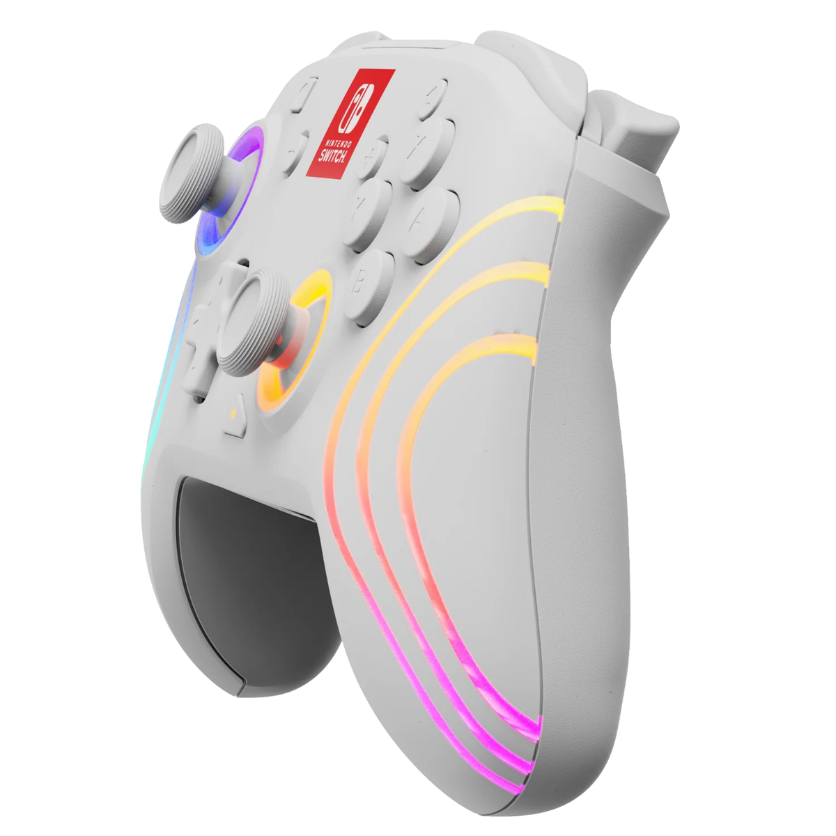 PDP Nintendo Switch White Afterglow Wave Wireless Controller