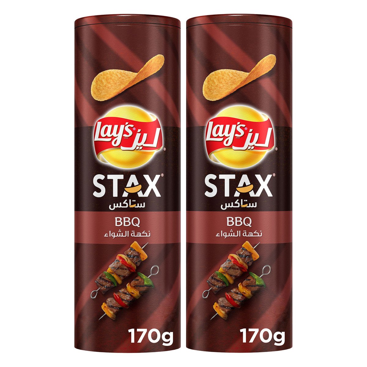 Lay's Stax Assorted Value Pack 2 x 170 g