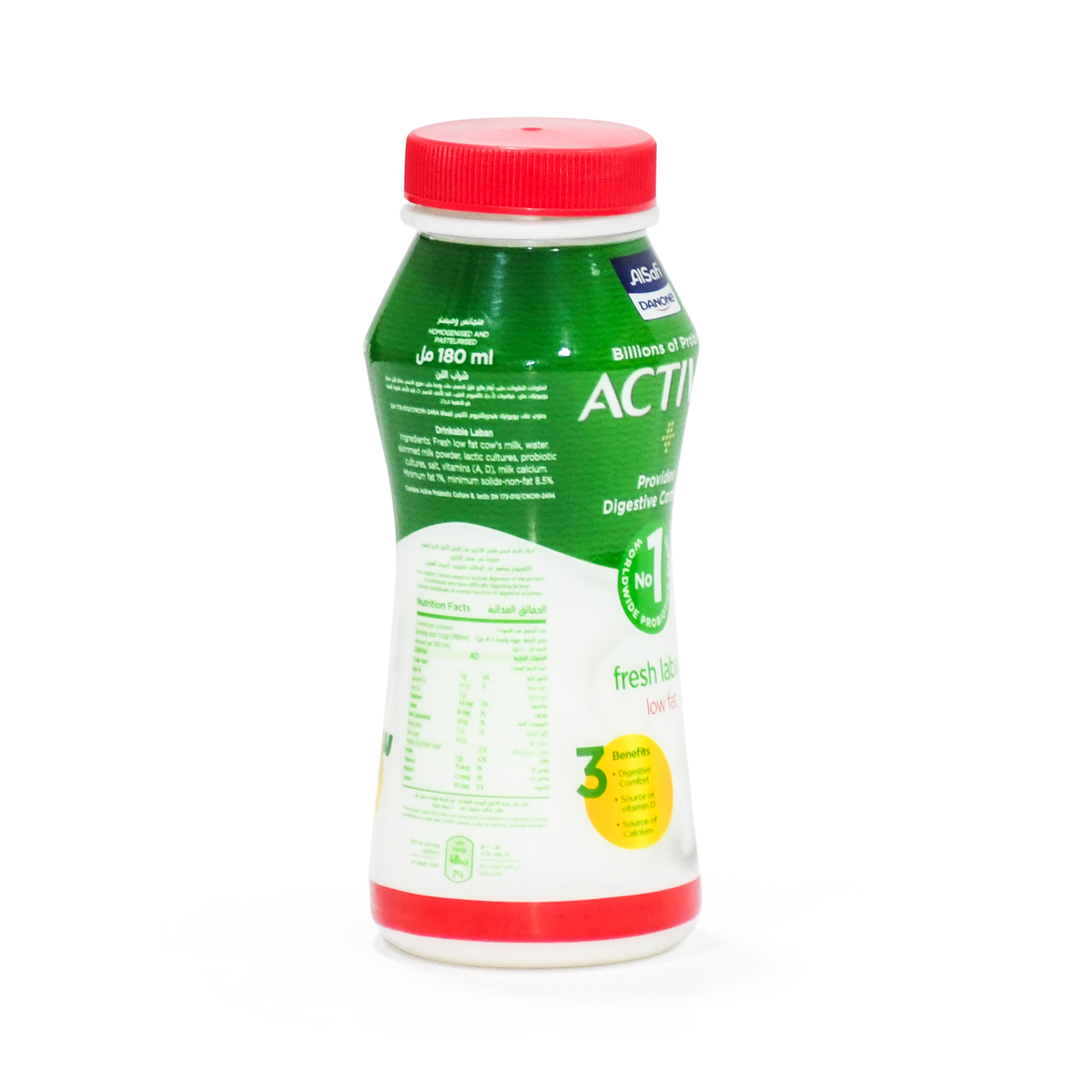 Activia Fresh Laban Low Fat 180 ml