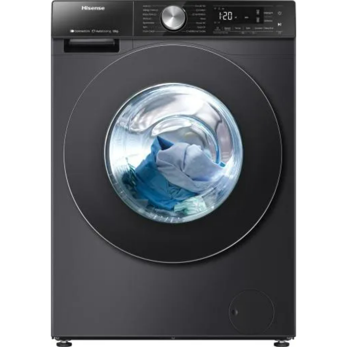 Hisense Front Load Washer & Dryer, 12/8 Kg, 1400 RPM, WD5S1245BB