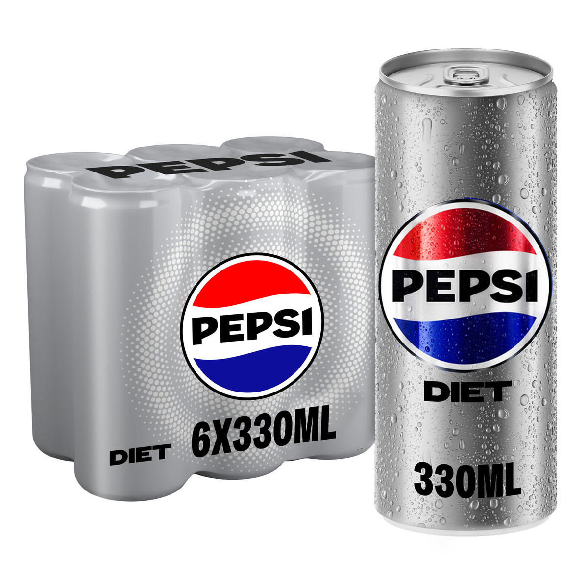 Pepsi Diet Can Cola Beverage 330 ml