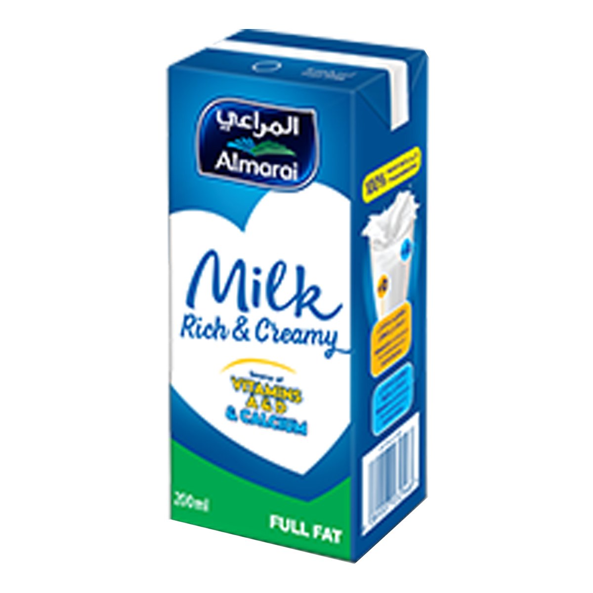 Al Marai Full Fat UHT Milk 200 ml 15+3