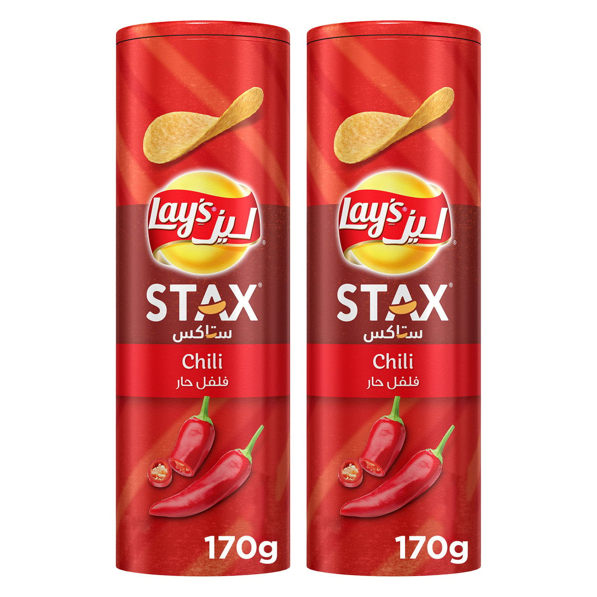 Lay's Stax Assorted Value Pack 2 x 170 g