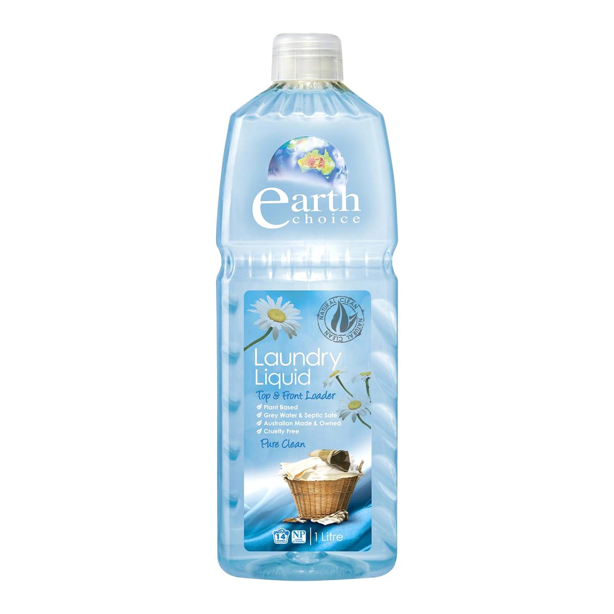 Earth Choice Laundry Liquid Top And Front Loader Pure Clean 1 Litre