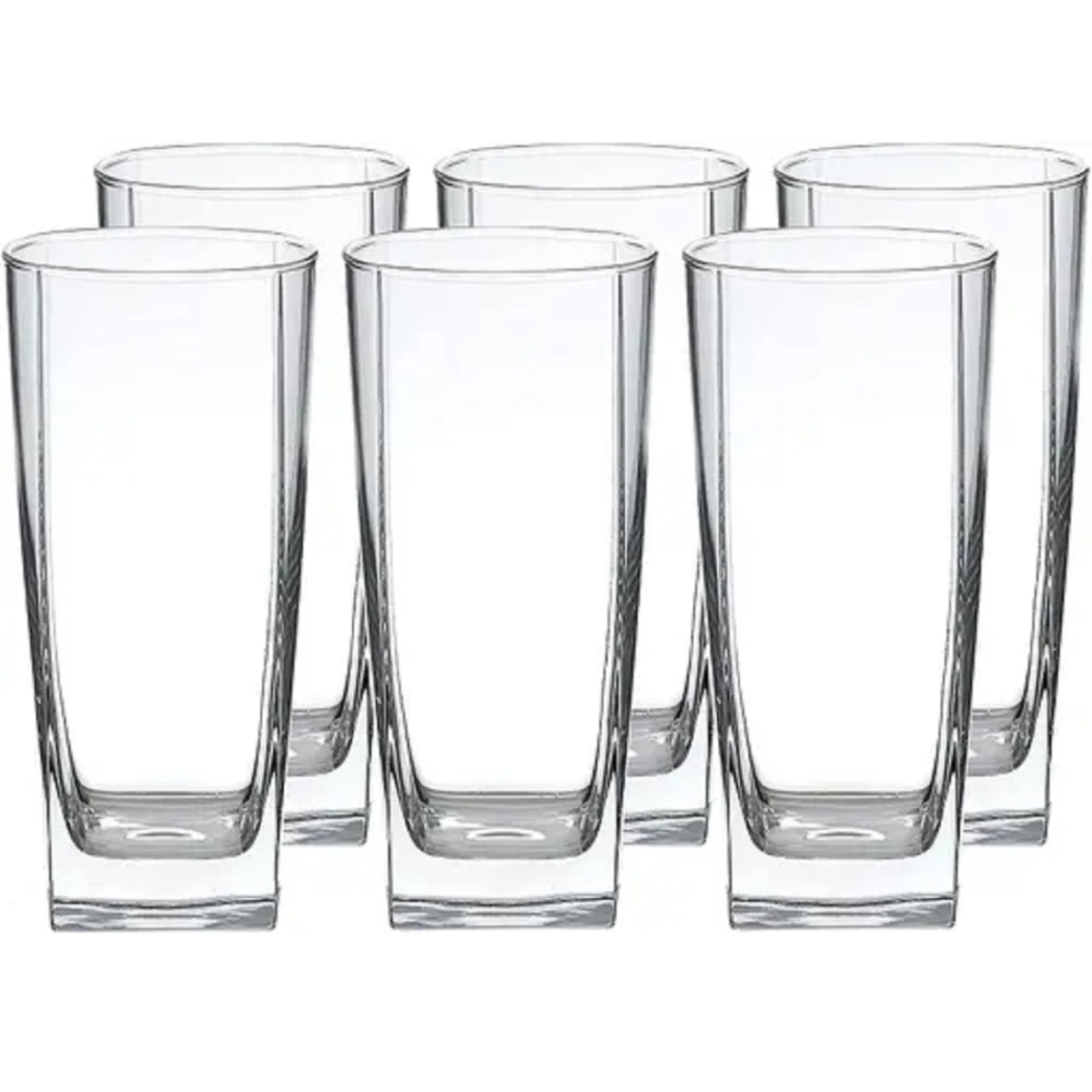 Apex Max 6 pcs Linia Glass Tumbler Set, 200 ml