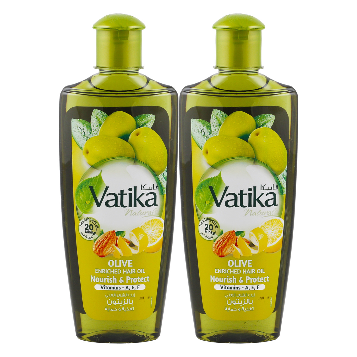 Dabur Vatika Hair Oil Olive Value Pack 2 x 200 ml