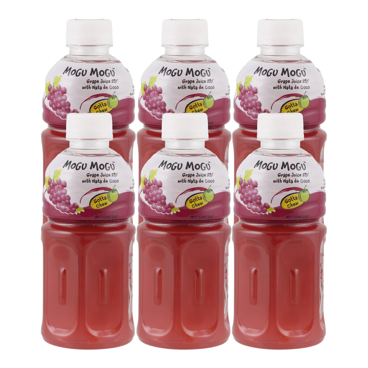 Mogu Mogu Juice Assorted 6 x 320 ml