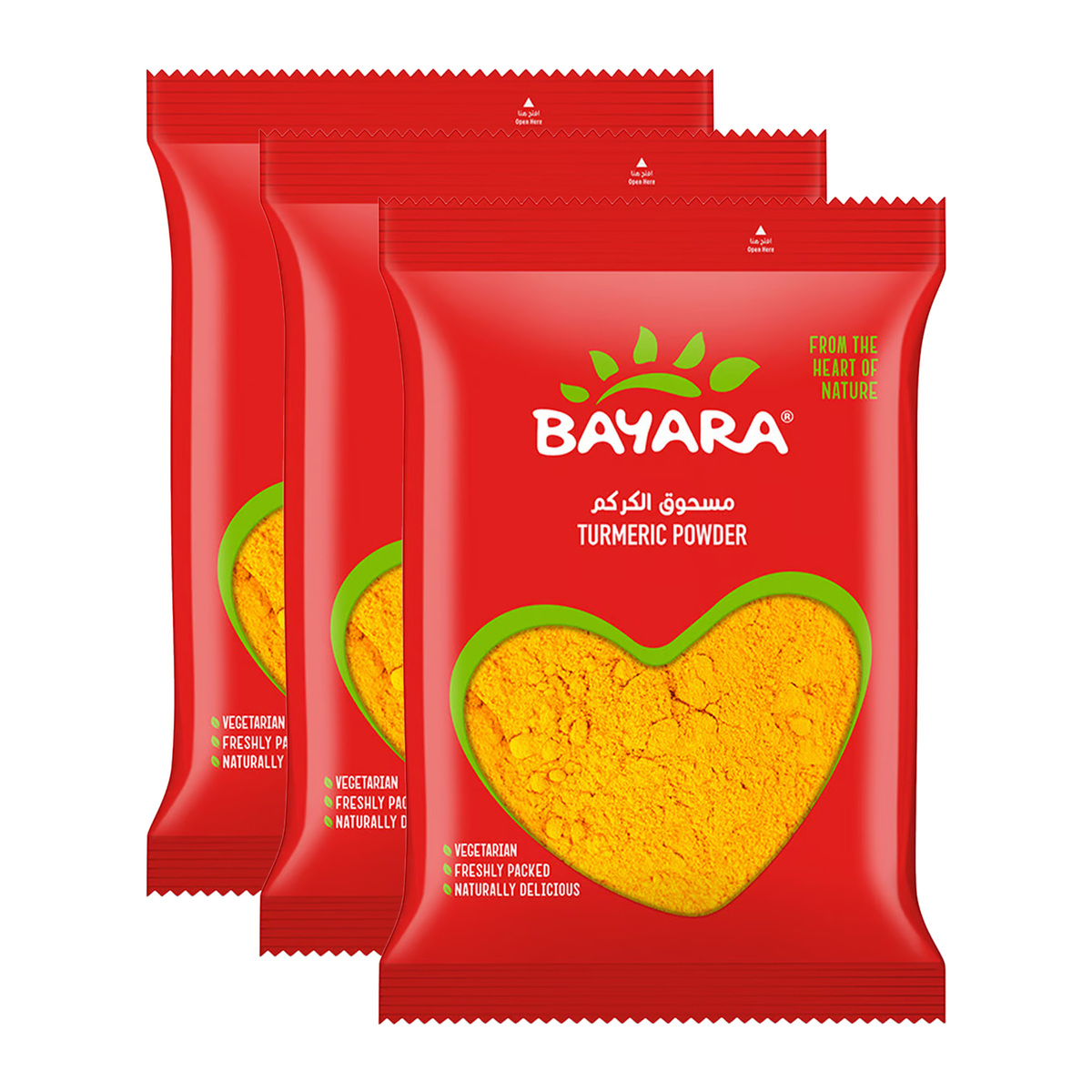 Bayara Turmeric Powder Value Pack 3 x 200 g