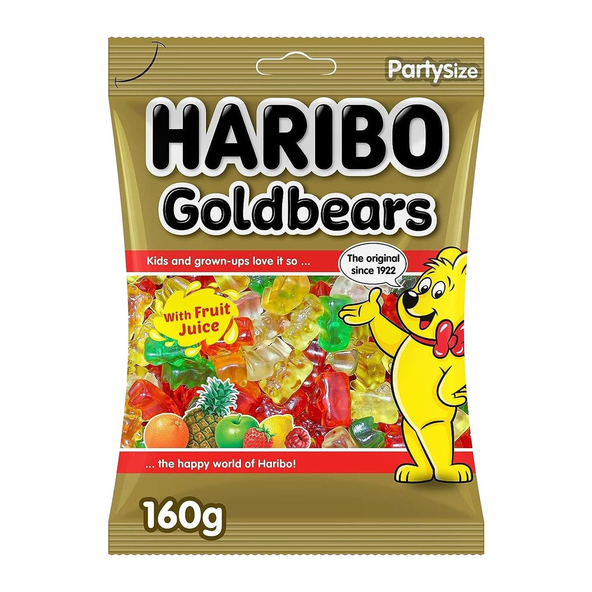 Haribo Goldbears Gummy Original Value Pack 3 x 160 g