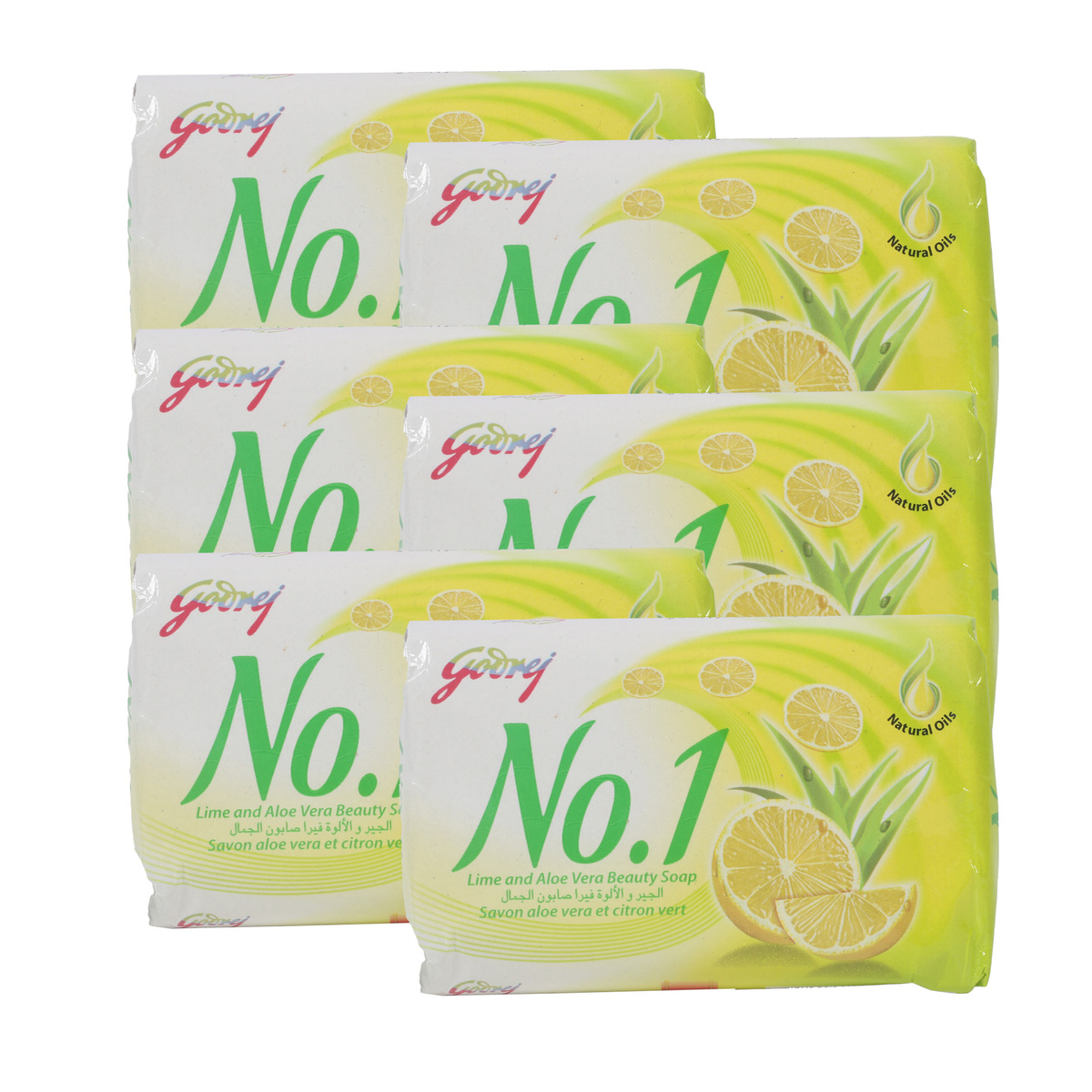 Godrej No.1 Soap Assorted Value Pack 6 x 115 g