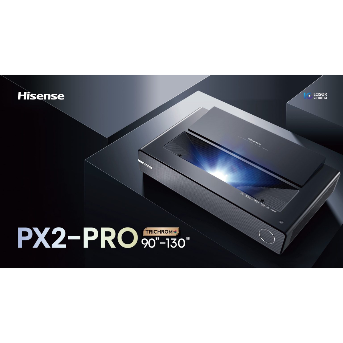 Hisense PX2-PRO Laser Cinema TV Immersive, Adaptable, Theatre 90 - 130 inches