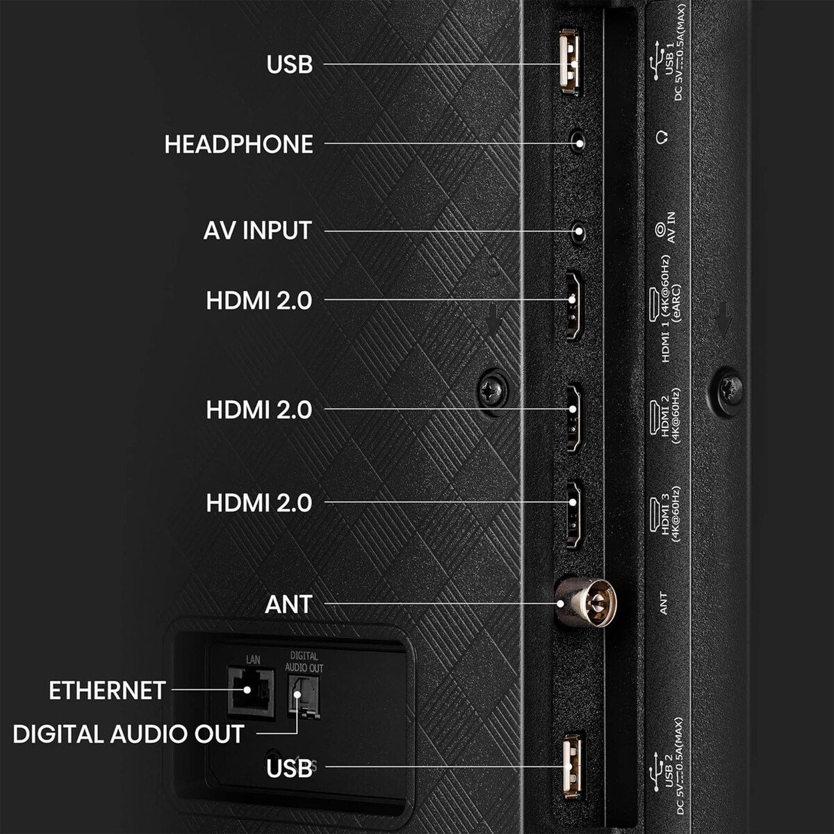 هايسنس تلفاز LED ذكي UHD 4K 65 بوصة، 65A6K