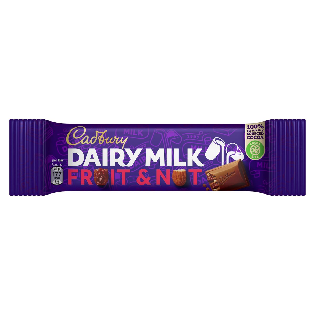 Cadbury Dairy Milk Fruit & Nut 35 g