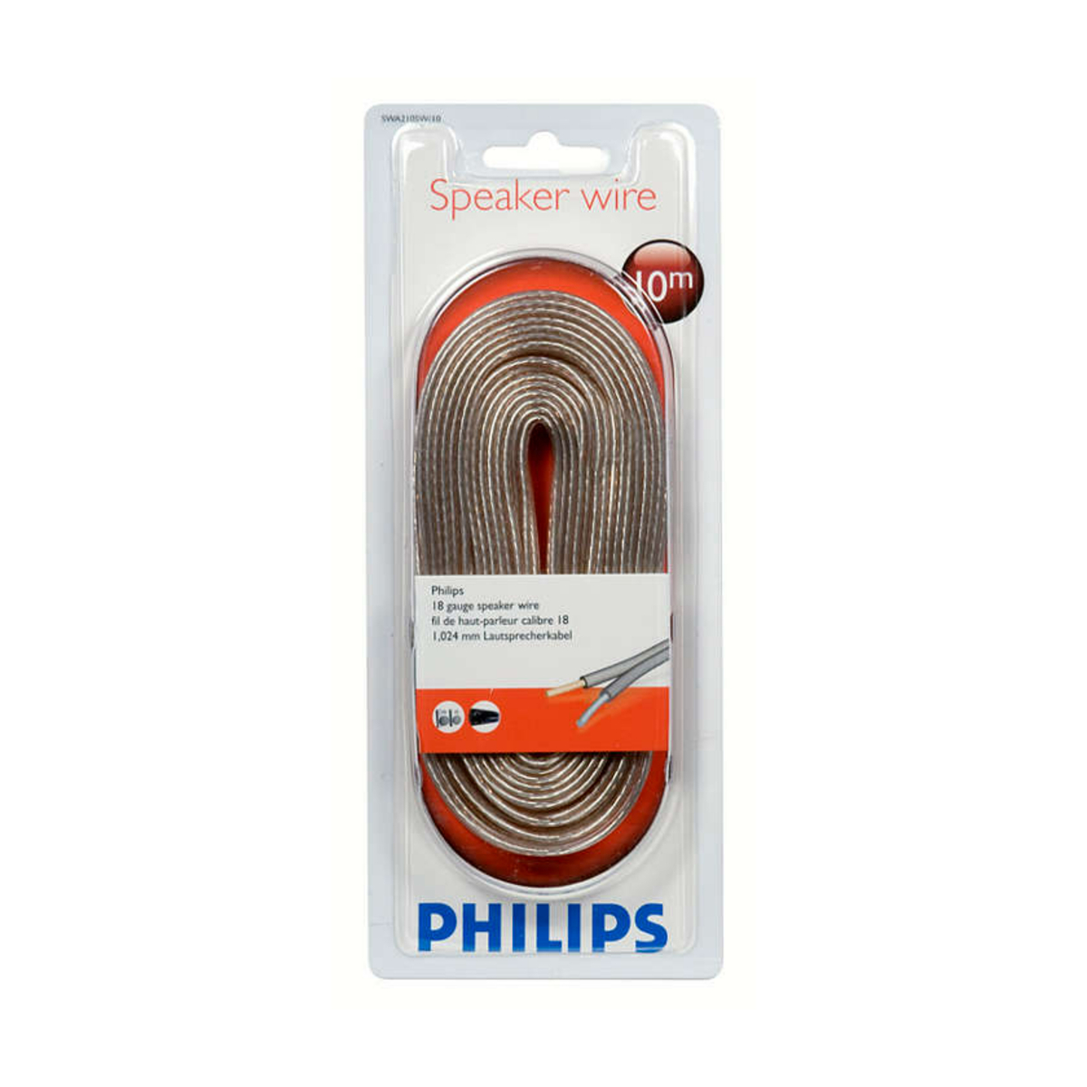 Philips Speaker Cable, Gold, SWA2105W/10