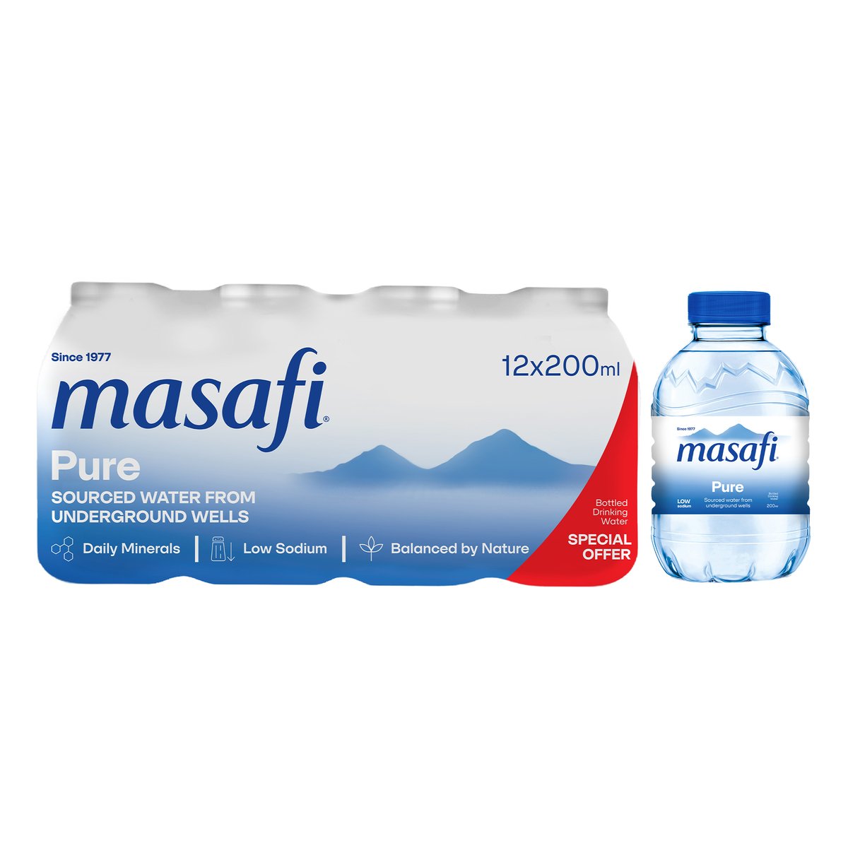 Masafi Drinking Water 12 x 200 ml