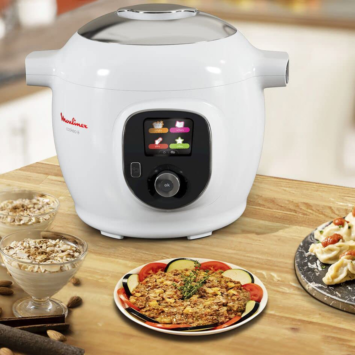 Moulinex Cookeo+ Multicooker, 6 L, White, CE851127E Online at Best Price, Multi Cookers