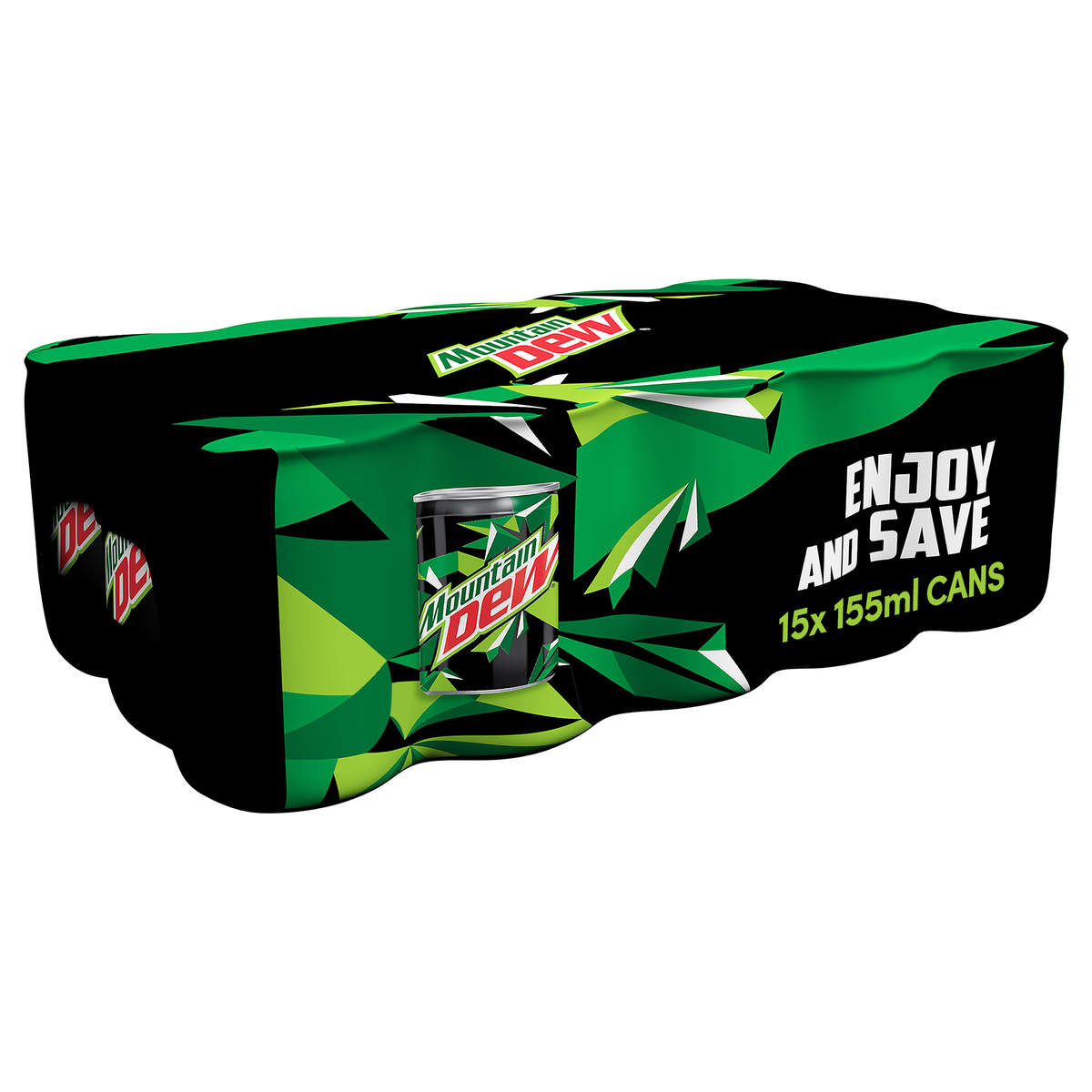 Mountain Dew Carbonated Soft Drink Can 155 ml