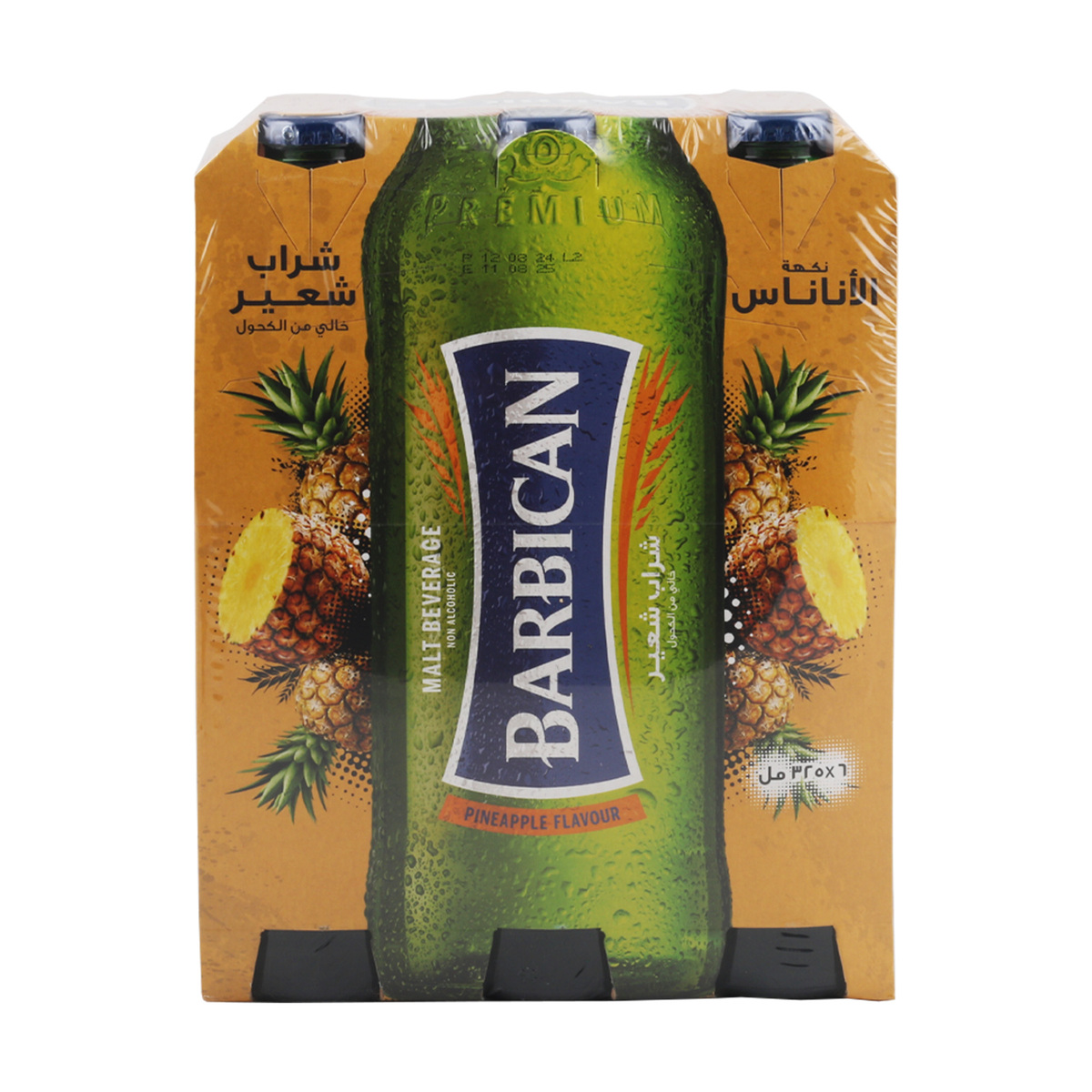 Barbican Malt Beverage Non Alcoholic Pineapple Flavour 6 x 325 ml