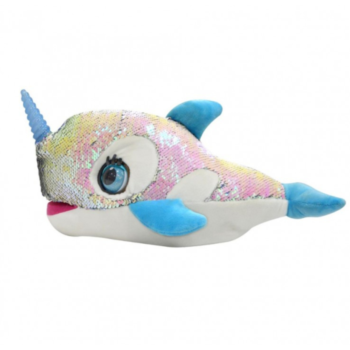 Dimian Stella Plush Whale with English Stories, Pink/Blue 22cm BD2009