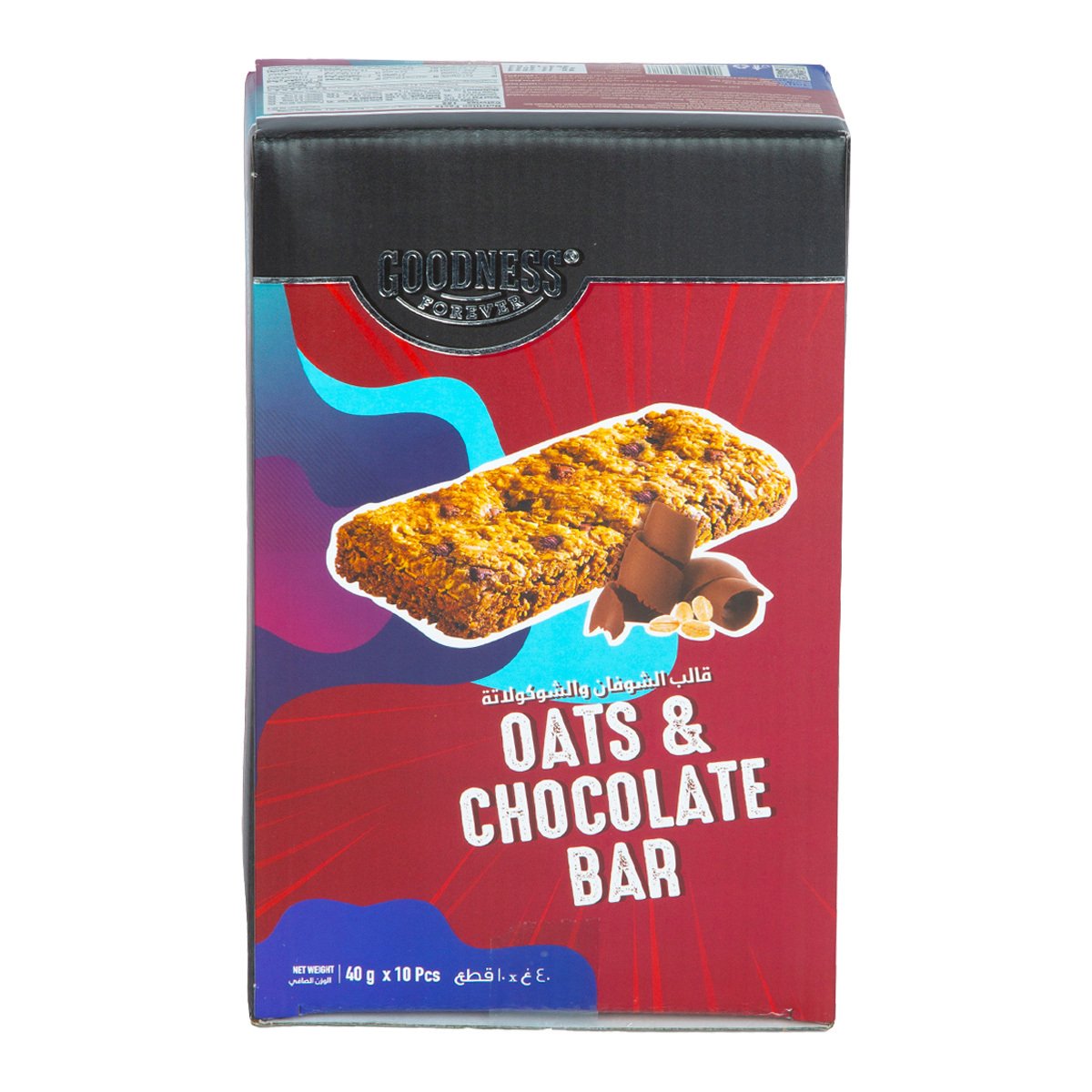 Goodness Forever Oats & Chocolate Bar 10 x 40 g